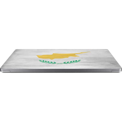 Cyprus Flag Distressed Universal Laptop 15in (12.2 x 8.8in) Skin